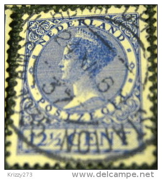 Netherlands 1928 Queen Wilhelmina 12.5c - Used - Oblitérés