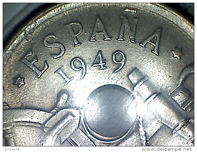 Espagne 50 Centimos 1949 (first Star 19 - Second Star No Date ) - 50 Centiem