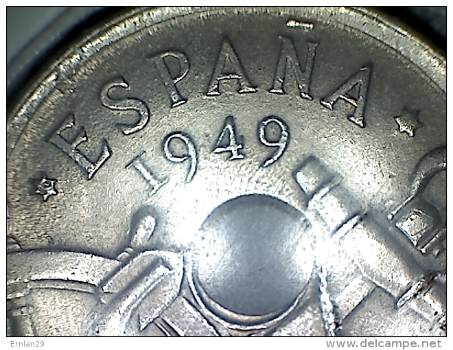 Espagne 50 Centimos 1949 (first Star 19 - Second Star No Date ) - 50 Céntimos