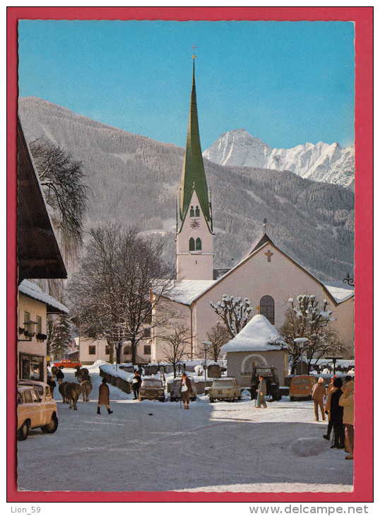 169213 / Mayrhofen , ZILLERTAL , TIROL , UNTERER DORFPLATZ MIT TRISTNER , 2765 M. Austria Österreich Autriche - Zillertal
