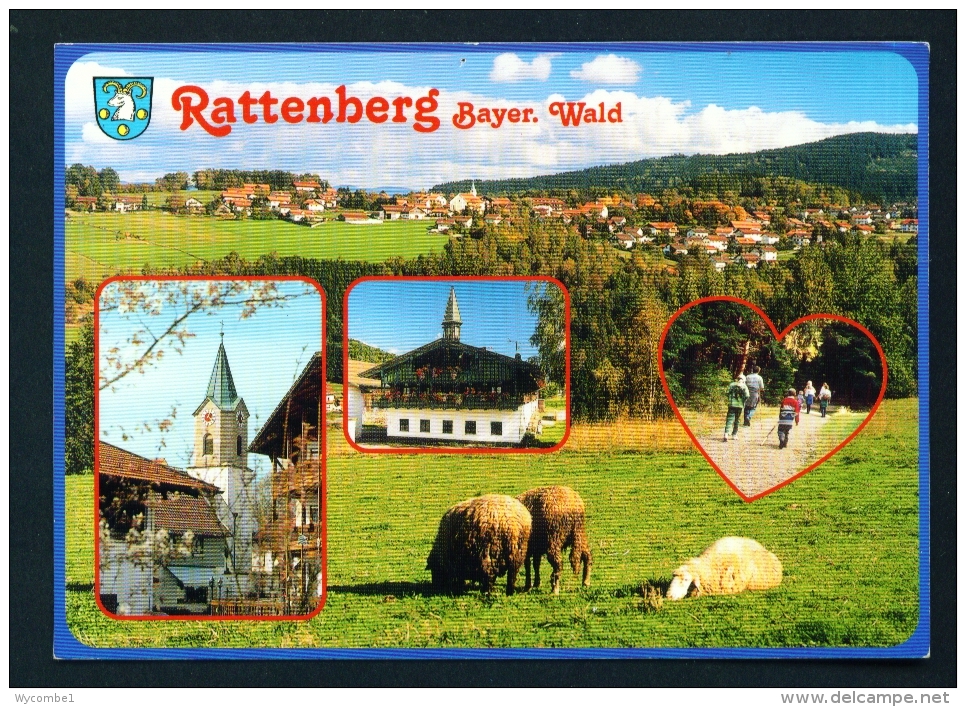 GERMANY  -  Rattenberg  Multi View  Used Postcard As Scans - Straubing