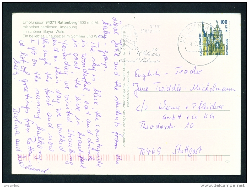 GERMANY  -  Rattenberg  Multi View  Used Postcard As Scans - Straubing