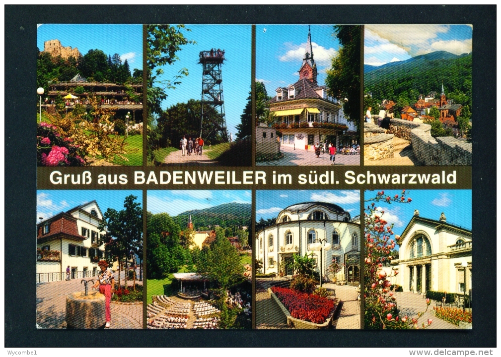 GERMANY  -  Badenweiler  Multi View  Used Postcard As Scans - Badenweiler