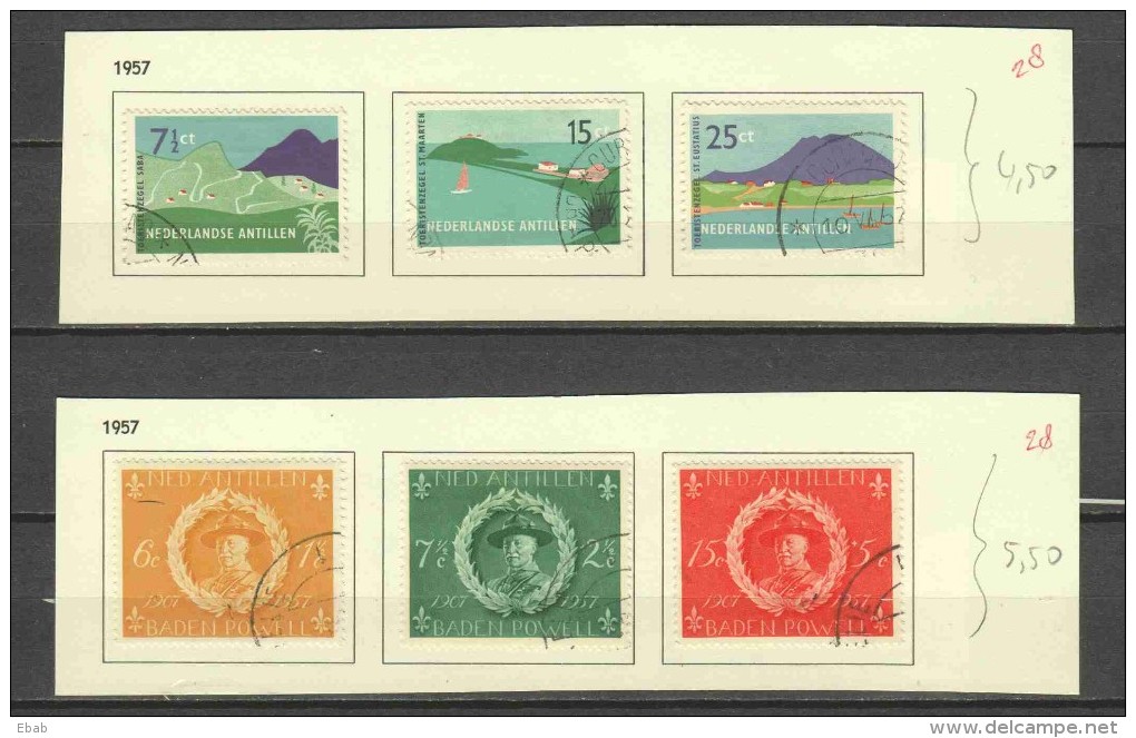 Netherlands Antilles 1954-1957 Collection Canceled - Curaçao, Antilles Neérlandaises, Aruba