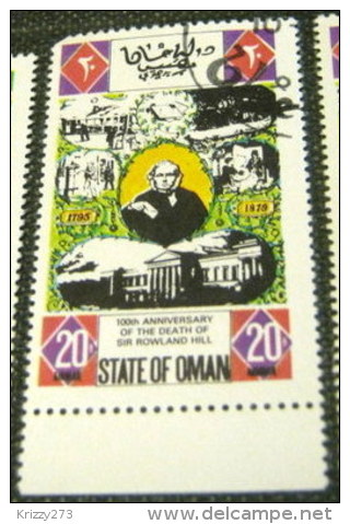 Oman 1979 100th Death Of Sir Rowland Hill 20b - Used CTO - Oman