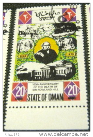 Oman 1979 100th Death Of Sir Rowland Hill 20b - Used CTO - Oman