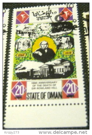 Oman 1979 100th Death Of Sir Rowland Hill 20b - Used CTO - Oman