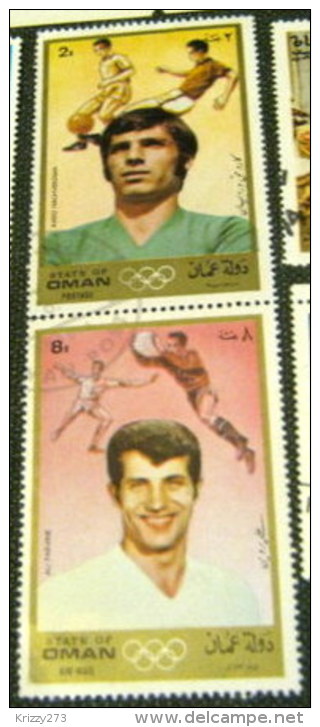 Oman Football &amp; Olympics 2b &amp; 8b - Used Cto - Oman