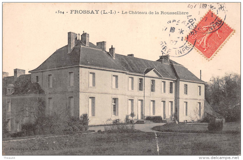 ¤¤   -   1524   -  FROSSAY   -   Chateau De La Rousselière   -  ¤¤ - Frossay