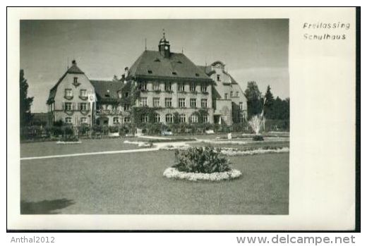 Schulhaus Freilassing Bayern Kleinformat Sw Gezackt 22.7.1955 - Freilassing