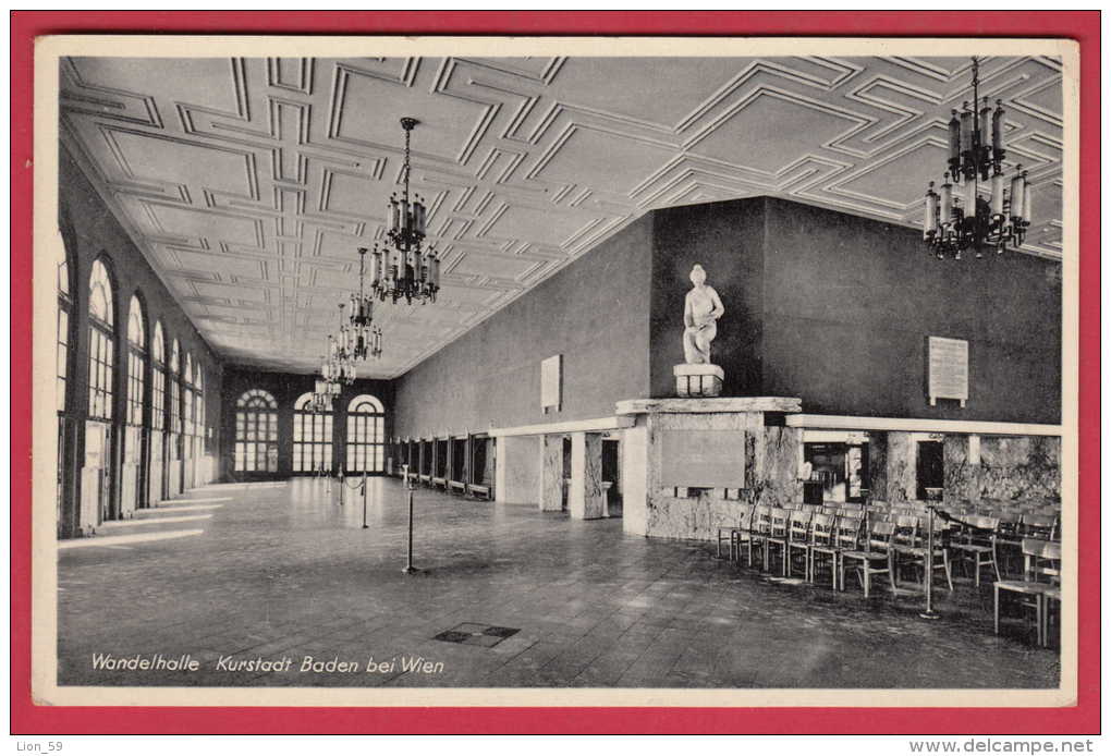 168827 / BADEN BEI Vienna Wien  - WONDELHALLE KURSTADT - INTERIOR Austria Österreich Autriche - Baden Bei Wien