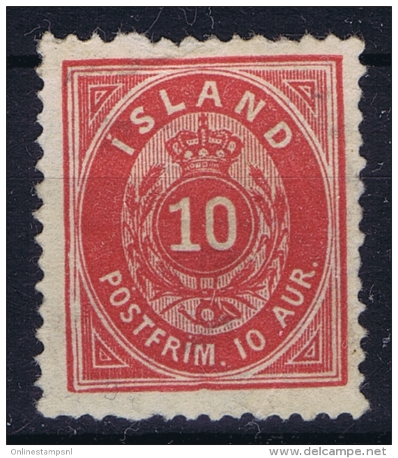 Iceland: 1876 Mi Nr 8 A  Not Used (*)  Perfo 14 : 13,5 - Neufs