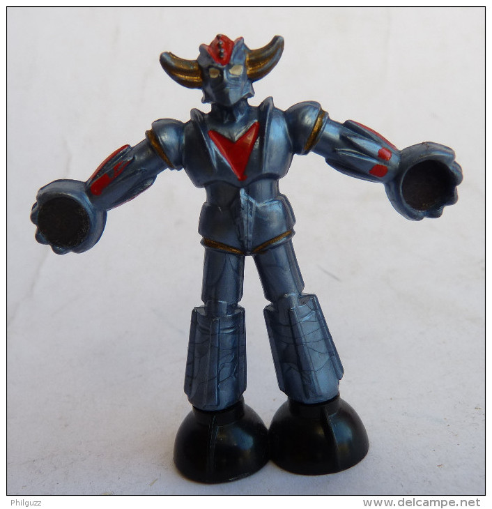 1 FIGURINE - GOLDORAK  Magnetique 1978 - VERSION GRIS BLEU METALISE - Goldorak