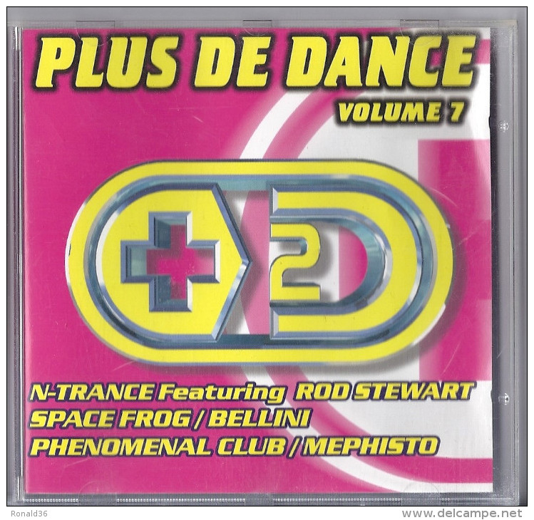 Disque CD PLUS DE DANSE V 7 N TRANCE SPACE FROG BELLINI PHENOMENAL CLUB MEPHISTO IXXEL GERALDINE LAMBOA  RED'S RME - Compilaties