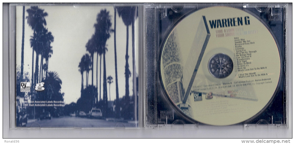 Disque CD WARREN G Take A Look Over Your Shoulder Intro Annie Mae Smokin'me Out Reverend Eazy Dick Reality Interlude You - Sonstige & Ohne Zuordnung