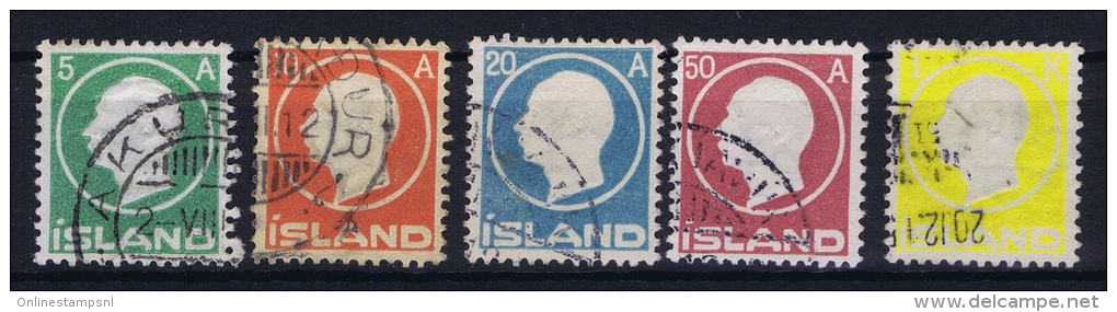 Iceland: 1912 Mi Nr 69 - 73 Used - Usati