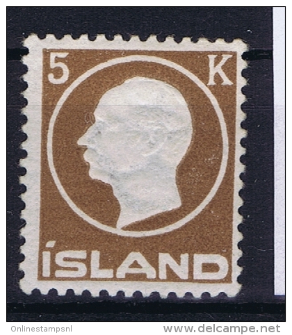 Iceland: 1912 Mi Nr  75  MNH/**  Fa Nr 120 Has A Light Small Fold At Top - Ongebruikt