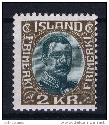 Iceland: 1920 Mi Nr 97  MH/*  Fa 143 - Nuovi