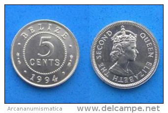 Belize 5 Céntimos Aluminio 1.994 KM#34a  SC/UNC   T-DL-11.323 - Belize