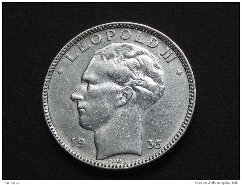 20 Francs 1935 Leopold III -Royaume De  BELGIQUE  *** EN ACHAT IMMEDIAT **** - 20 Francs