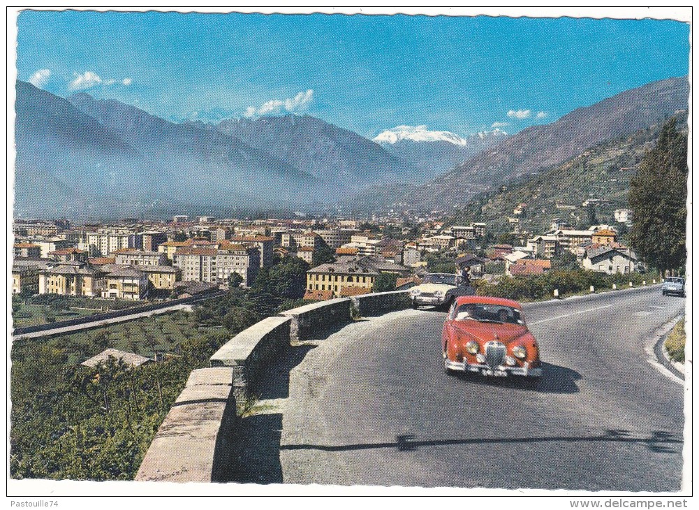 AOSTA  (m. 575)  -  Panorama  -  Sfondo  Ghiacciaio  Del  Rutor - Aosta