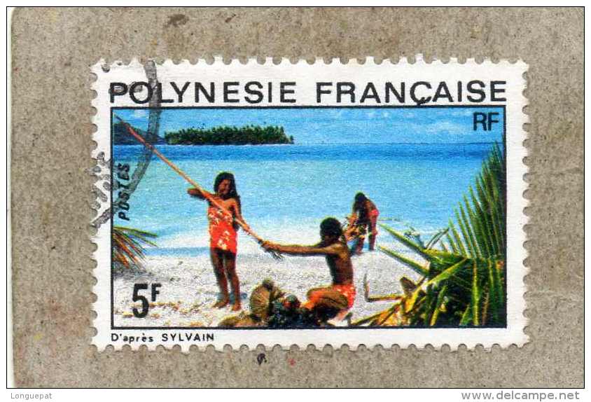 POLYNESIE Fse : Paysages : Femme, Plage - Tourisme - Vacances - - Usados