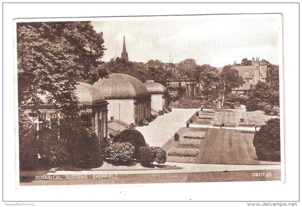 Postcard - Sheffield - The Botanical Gardens C 1933 South Yorkshire Nr Wath On Dearne Swinton - Sheffield