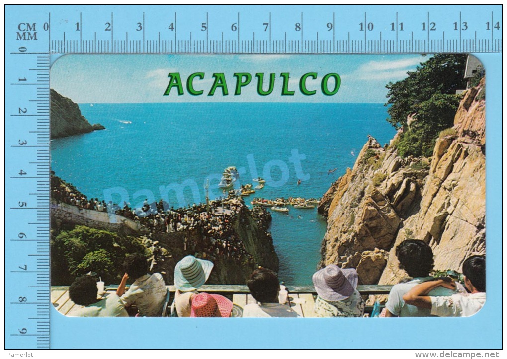 CPSM, México ( Quebrada Acapulco ) POSTCARD 2 SCANS - Mexique