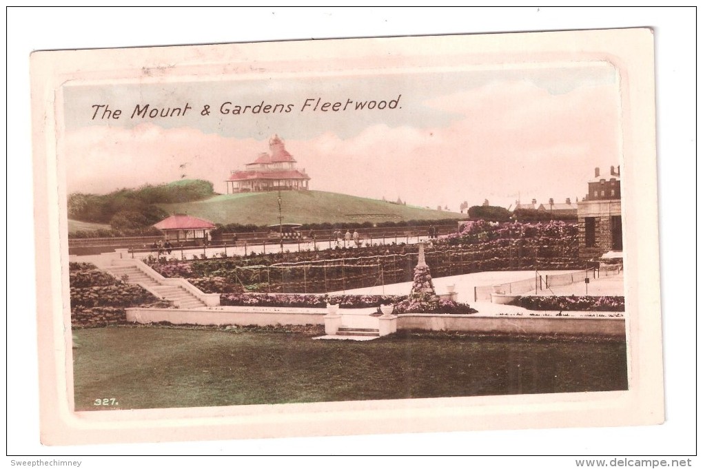 COLOURED RP The Mount Fleetwood Lancashire Postcard Dated 1943  Progress Series - Sonstige & Ohne Zuordnung