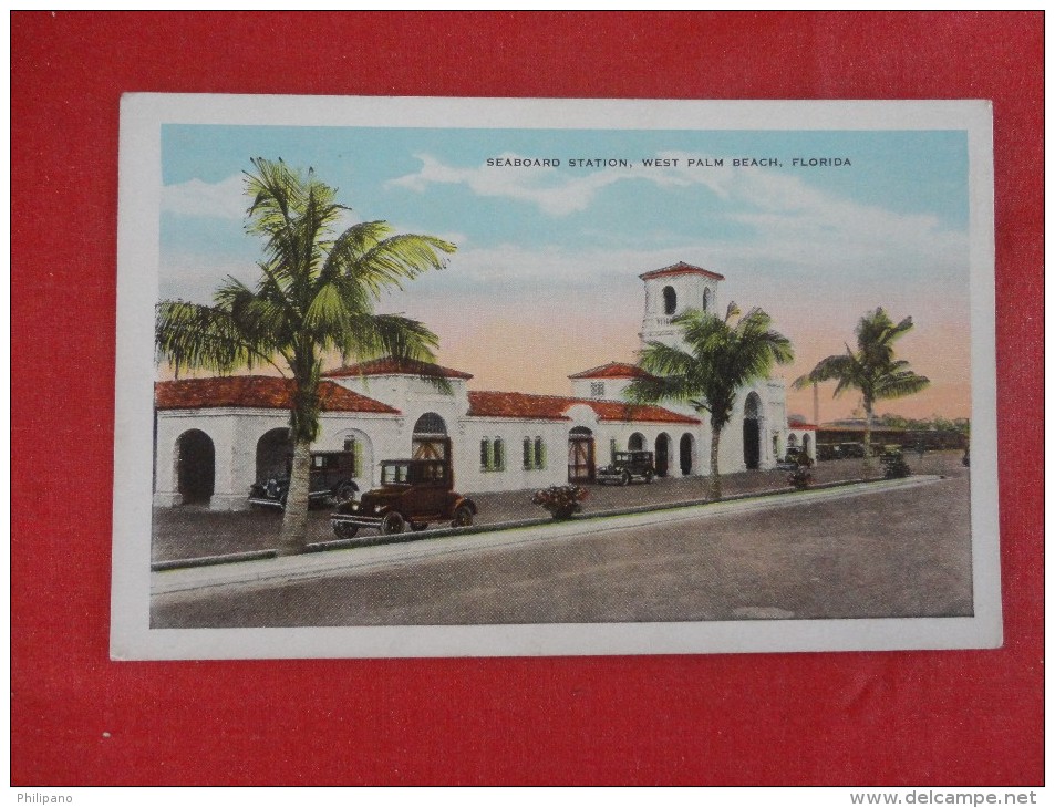 Florida> West Palm Beach Seaboard Train Station     ----ref 1790 - West Palm Beach