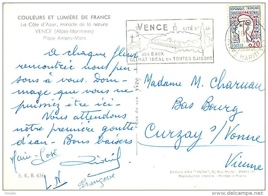 B-15-1715  : VENCE - Vence