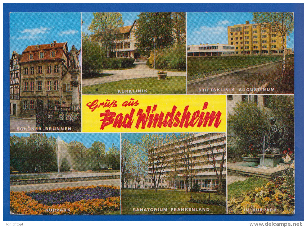 Deutschland; Bad Windsheim; Multivuekarte - Bad Windsheim