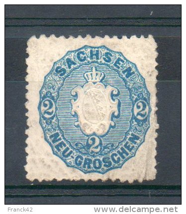 Saxe. 2 N Bleu - Saxony