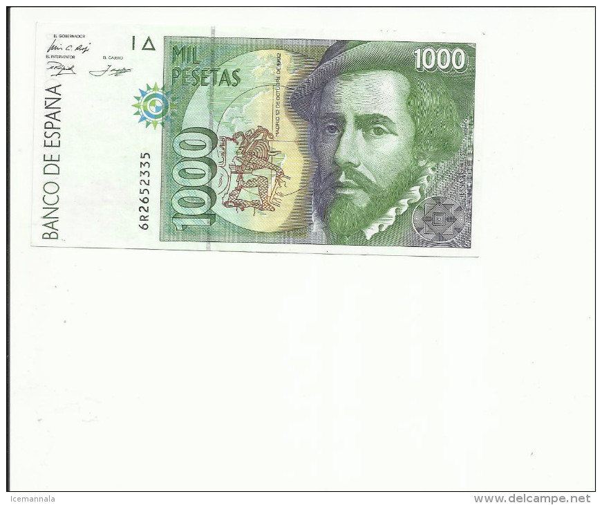 1000 PESETAS - [ 4] 1975-… : Juan Carlos I