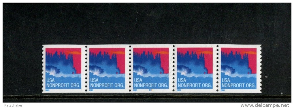 USA POSTFRIS MINT NEVER HINGED POSTFRISCH EINWANDFREI SCOTT 3775 PCN STRIP OF 5 PLATE B111 - Sonstige & Ohne Zuordnung