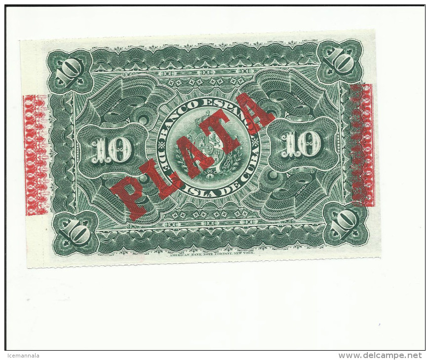 CUBA  BILLETE DE  10 PESOS - Autres & Non Classés