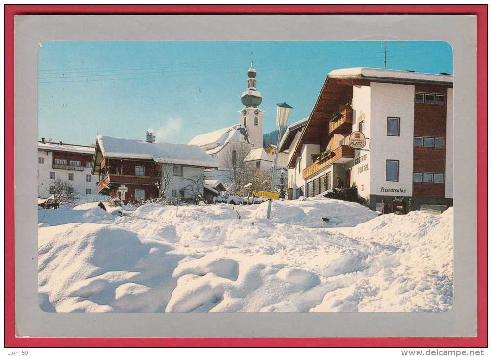 169234 /  WILDSCHÖNAU TIROL  WINTER  - AUFFACH ORTSMOTIV , HOTEL CHURCH - Austria Österreich Autriche - Wildschönau