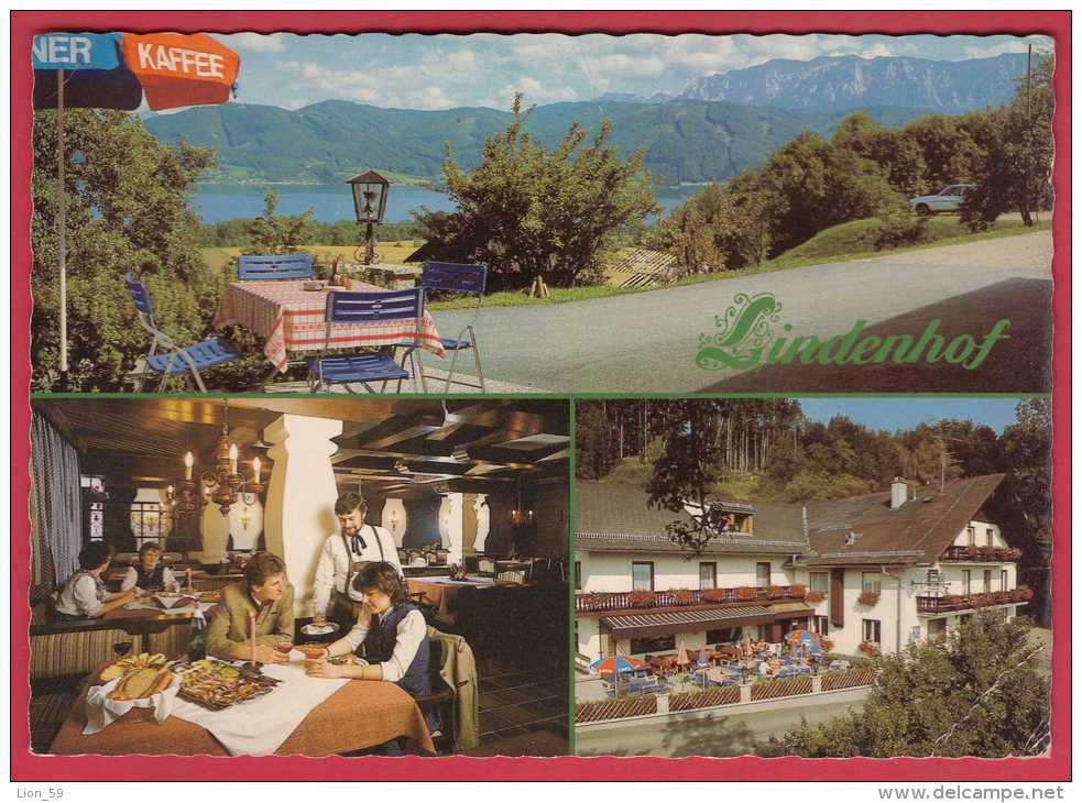 169239 / Nussdorf Am Attersee - Gasthof Pension Lindenhof , FAMILIE LINDENBAUER , RESTAURANT HOTEL KAFE Austria - Vöcklabruck