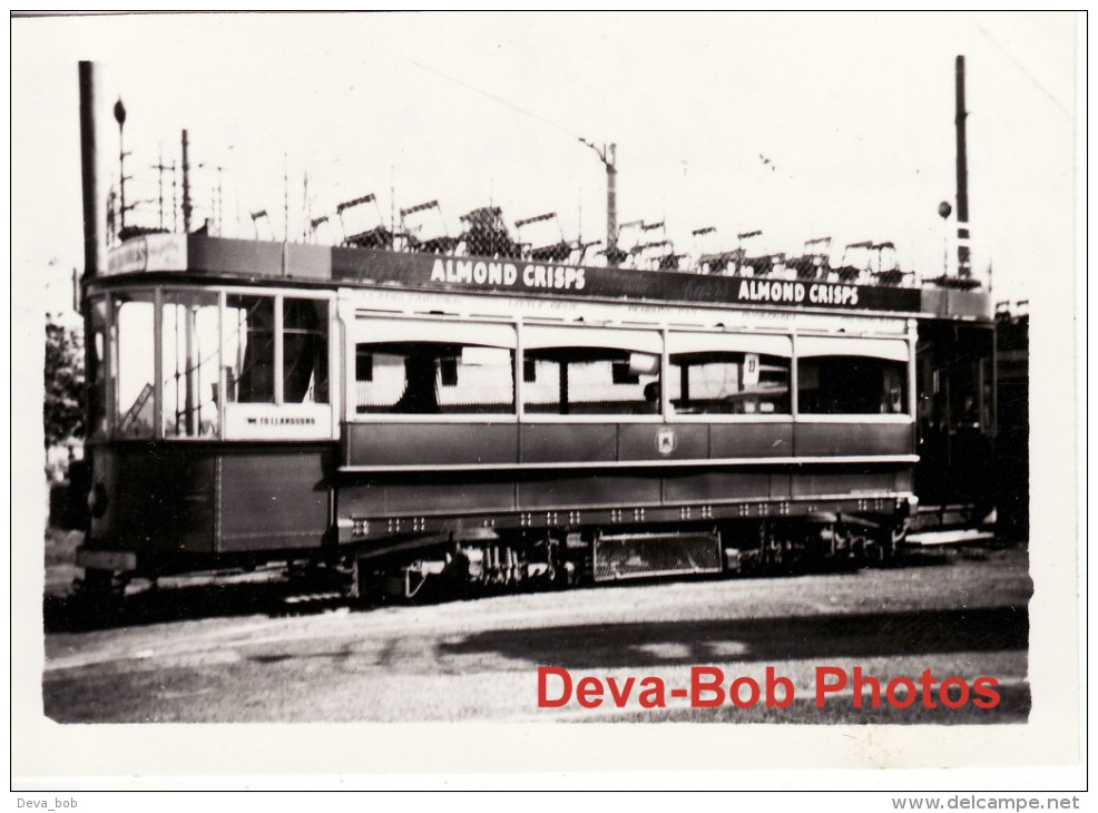 Tram Photo Llandudno & Colwyn Bay Tramway Car 6 Rhos On Sea 1955 - Trains