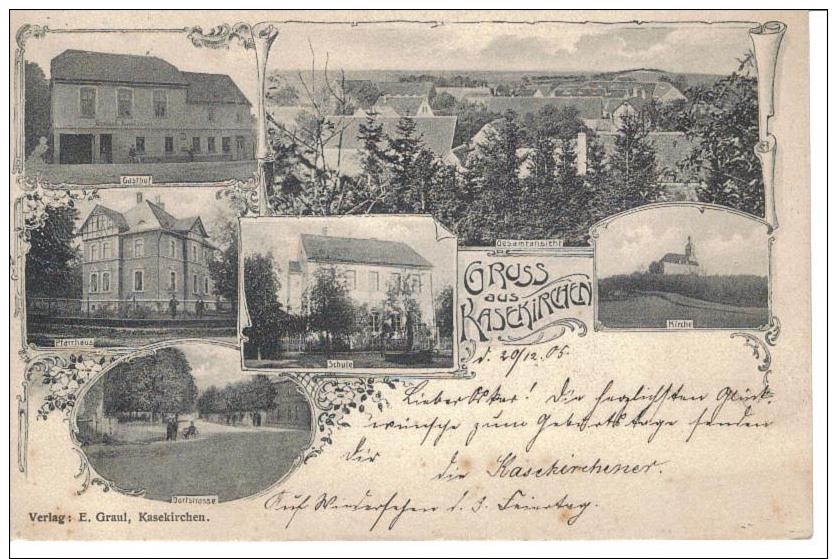 CASEKIRCHEN Kasekirchen Molauer Land Naumburg - Z. B. Gasthof Dorfstr. - 1905 - Otros & Sin Clasificación