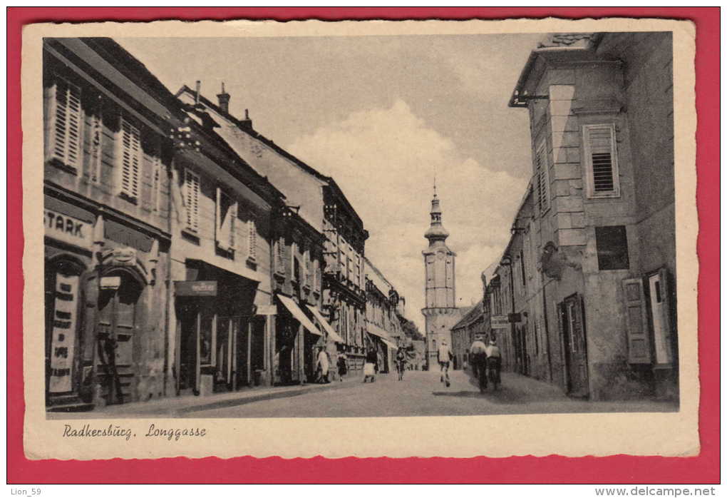 169262 / Radkersburg ( Bad Radkersburg ) - Longgasse STREET , CHURCH -  Austria Osterreich Autriche - Bad Radkersburg