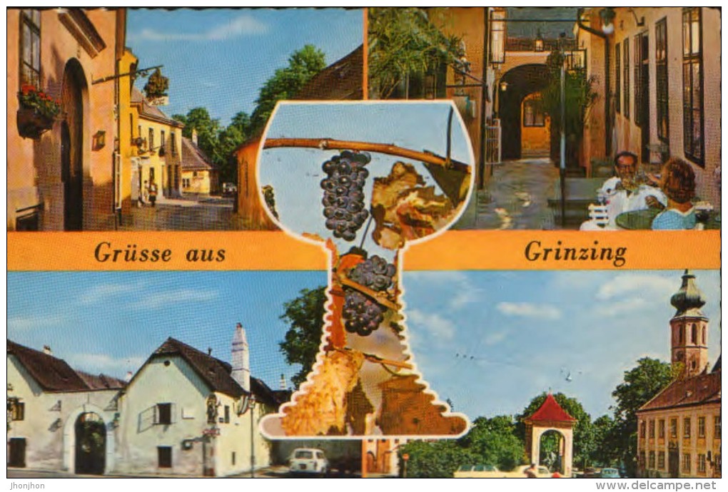 Österreich - Postkarte Zirkuliert Im Jahr 1970  -  Wien -  Grinzing - 2/scans - Grinzing