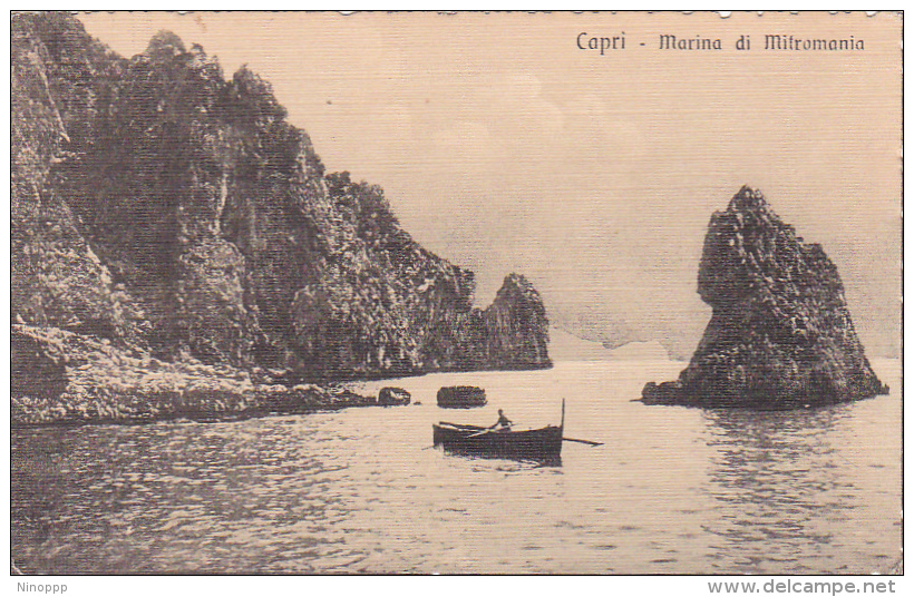 Italy 1921 Used Postcard, Capri - Used