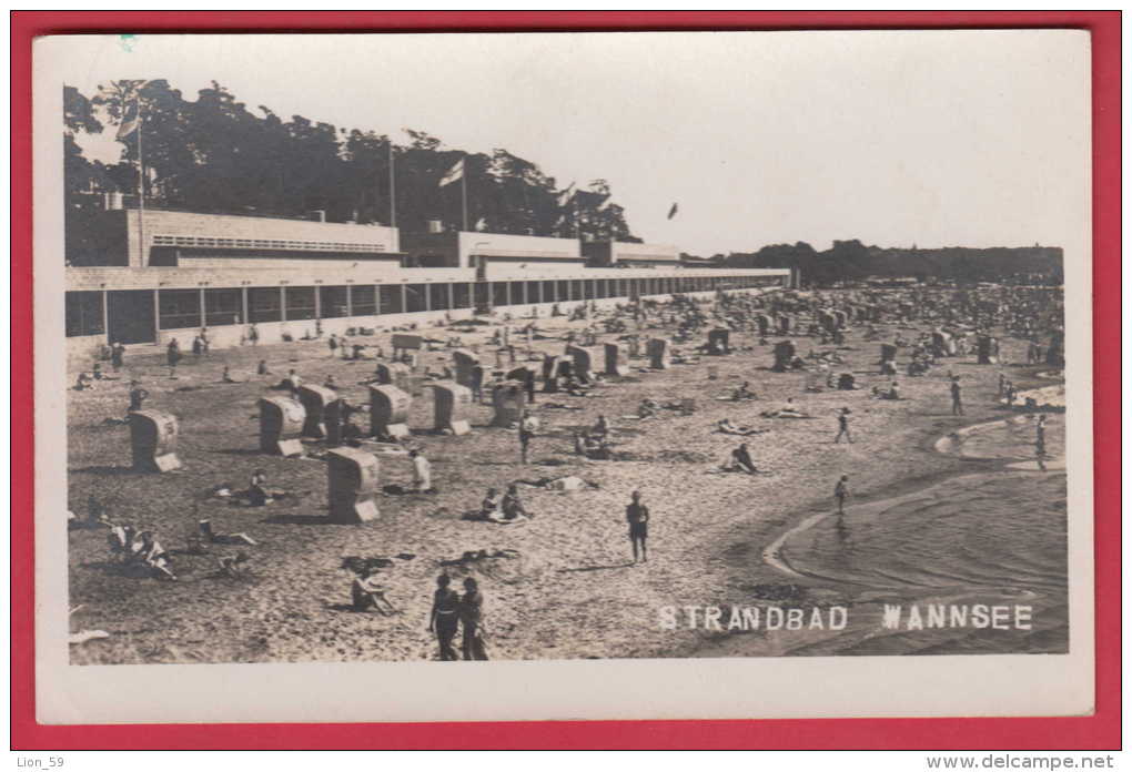 169296 / Berlin-Wannsee , Strandbad Wannsee NUDE PEOPLE Swimming BEACH - Germany Allemagne Deutschland Germania - Wannsee