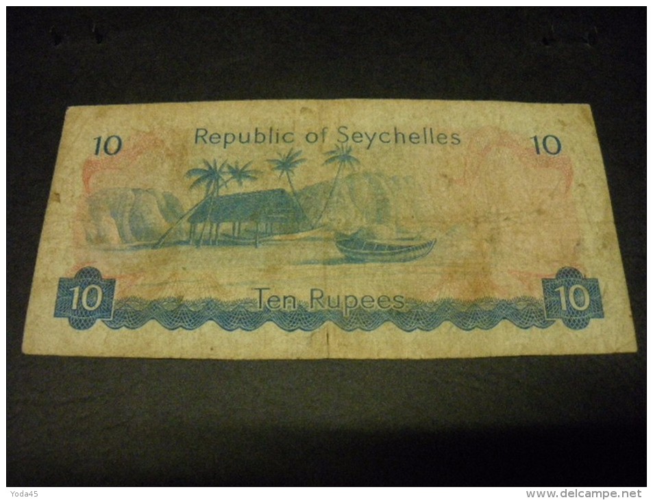 SEYCHELLES 10 Rupees 1976, Pick N° 19, SEYCHELLES ,1977 Issue - Seychelles