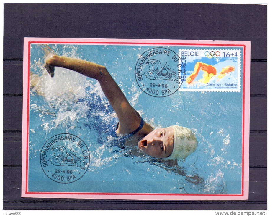 België - 90e Anniversaire Du CRPS - Spa 29/6/96   (RM8208) - Natation