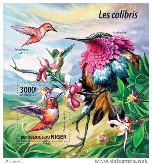 Niger. 2015 Hummingbirds. (210b) - Colibris