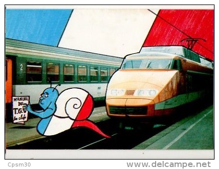 CP - TGV - Les Clefs De La Bonne Conduite (photo Et Maquette De JC Volpi) Carte N° 1989/111 - Sizi