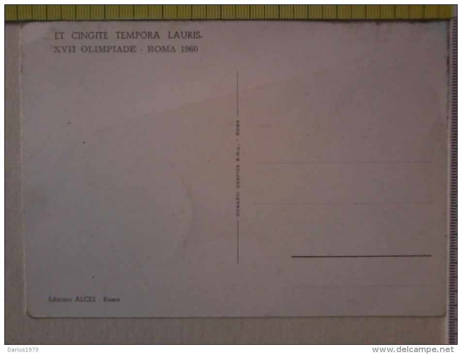 Cart.-  XVII OLIMPIADE - ROMA 1960 - ....Et Cingite Tempora Lauris. EQUITAZIONE. - Altri & Non Classificati