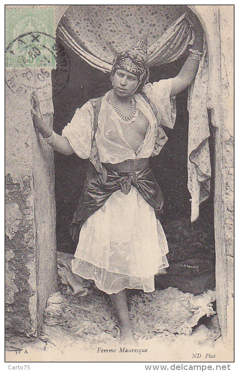 Tunisie - Scènes Et Types - Nue Femme Mauresque - Bijoux - Editeur ND N° 51 A - Tunisia